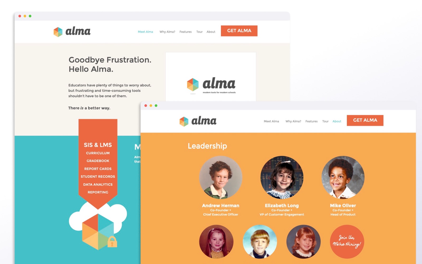 GetAlma.com marketing website