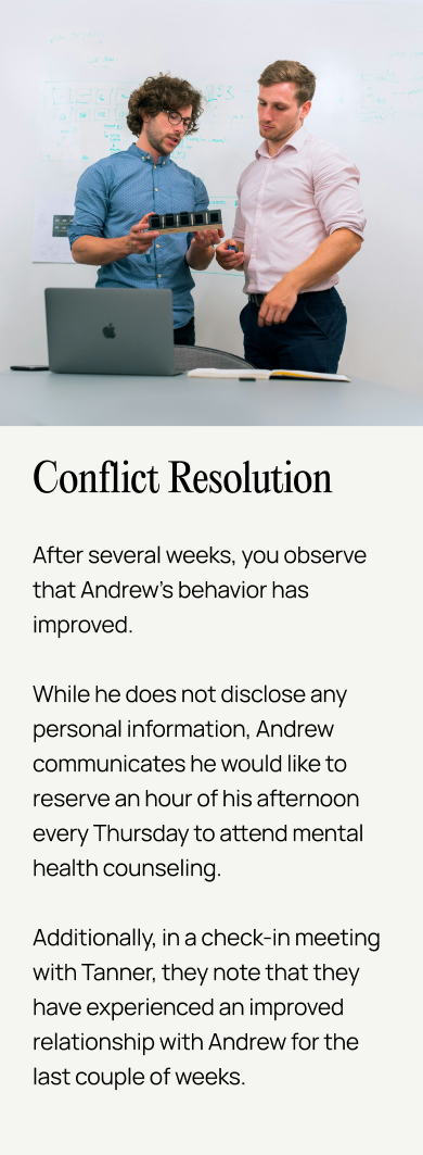Scenario resolution