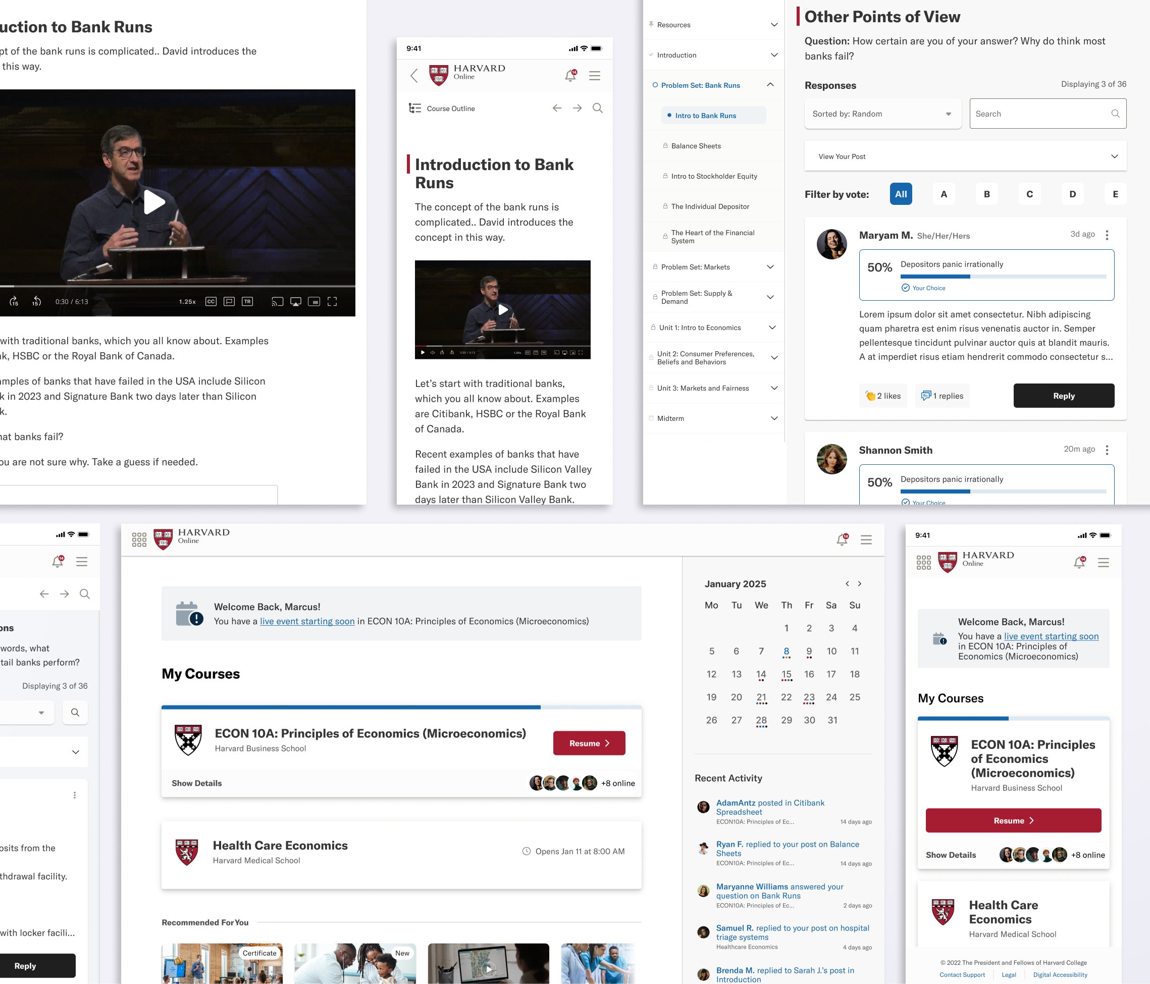 Harvard Online Learning Platform