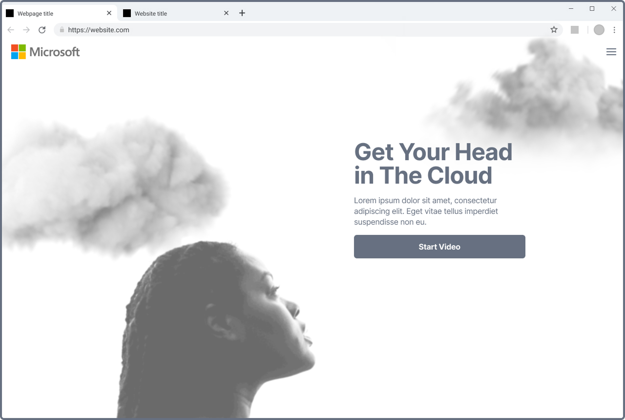 Microsoft Learn interactive experience - desktop landing page